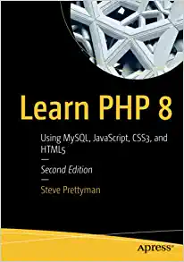 9. Learn PHP 8 Book Cover