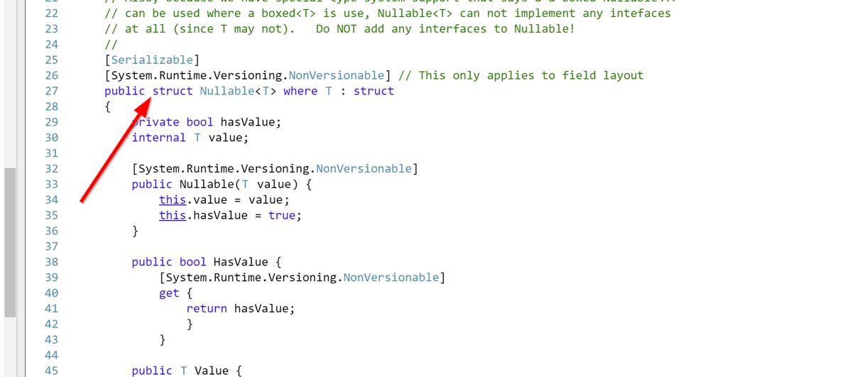 C# Nullable struct