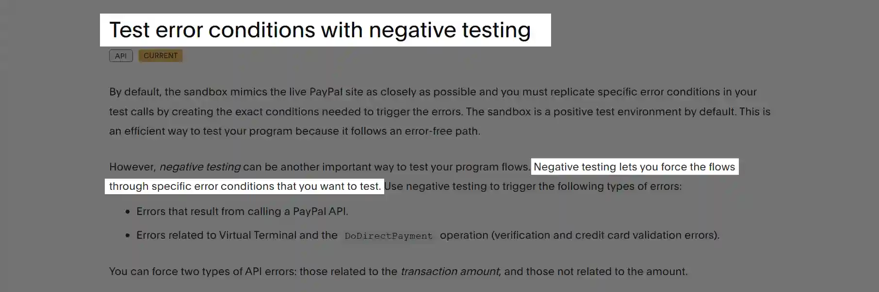 PayPal REST API Documentation