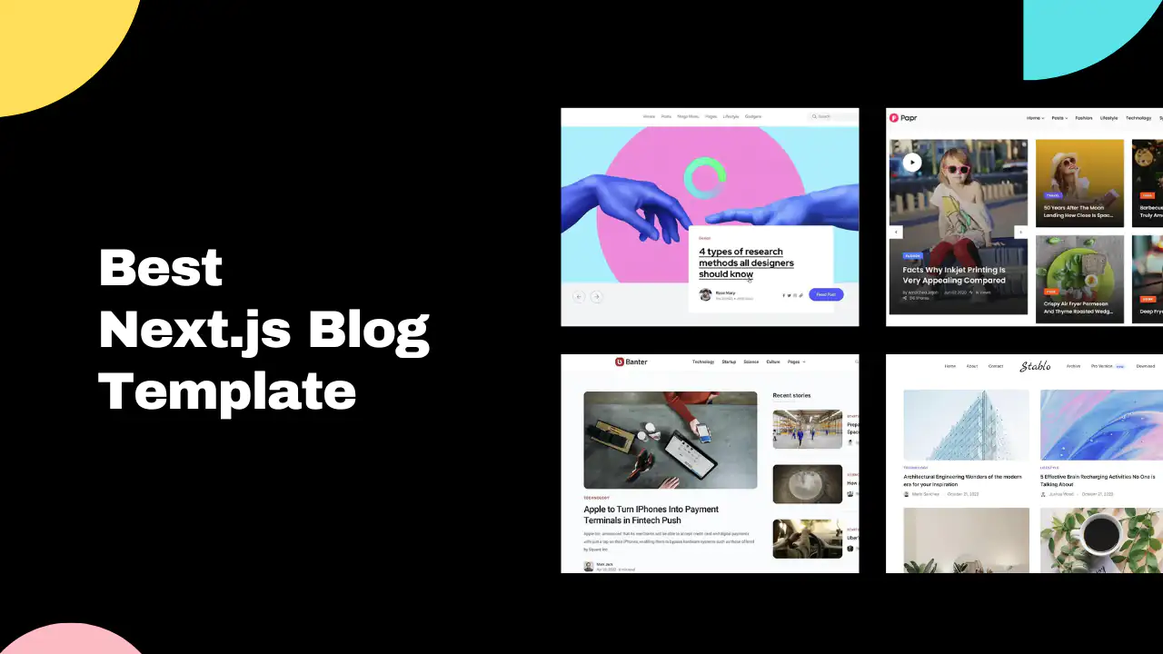Read article 9 Best Next.js Blog Templates (FREE and Paid)