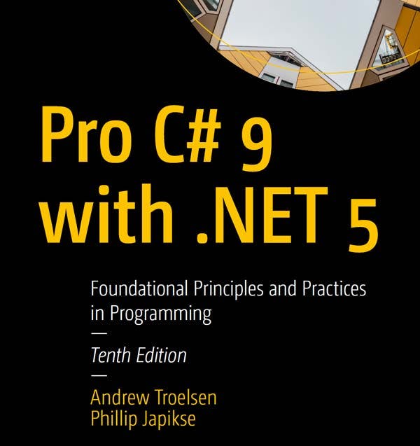 Pro C# 9 with .NET 5 book cover