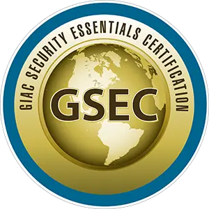 GIAC Security Essentials Certification (GSEC) logo