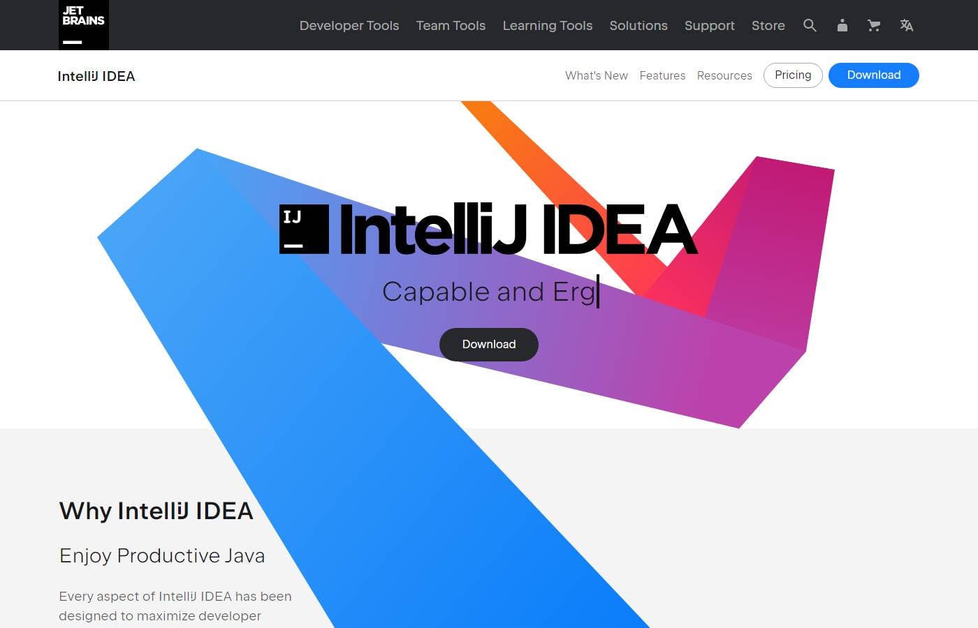 Screenshot of IntelliJ.