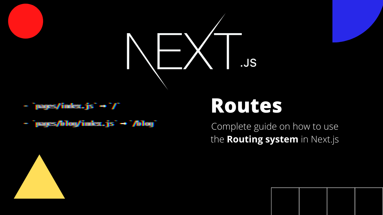 Definite guide on how to use Next.js Routing