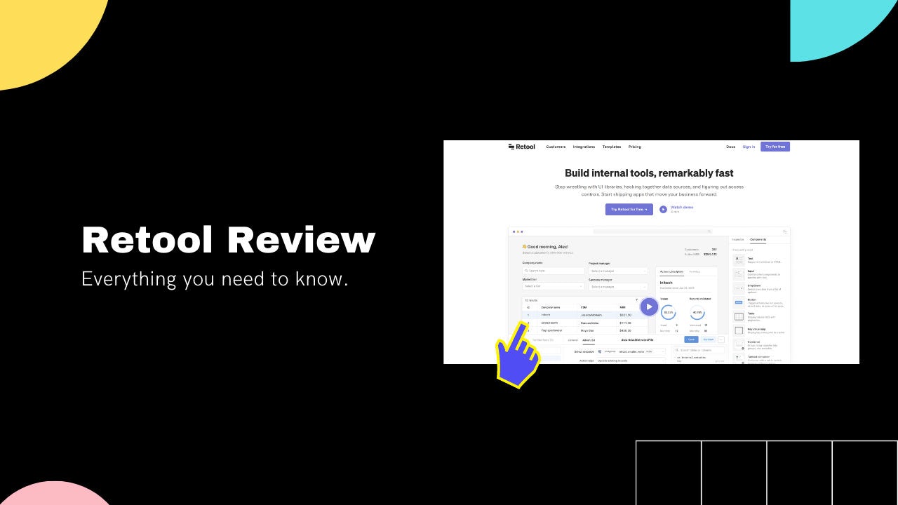 Retool Review: Features, Pricing, and Insights [2022]