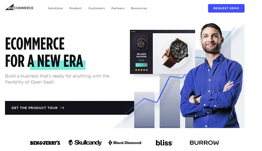 BigCommerce homepage.