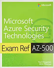8. Exam Ref AZ-500 Microsoft Azure Security Technologies Book Cover