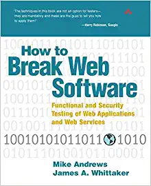 7. How to Break Web Software Book Cover