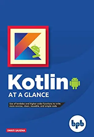 13. Kotlin at a Glance Book Cover