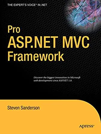 6. Pro ASP.NET MVC Framework Book Cover