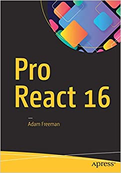 1. Pro React 16 Book Cover