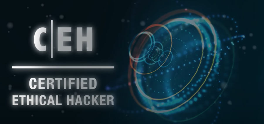 Banner showing text Certified Ethical Hacker (CEH).