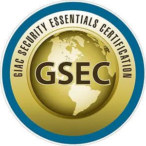 GIAC Security Essentials Certification (GSEC) logo