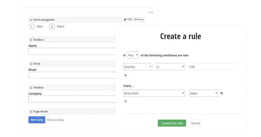 Web forms administration tool.