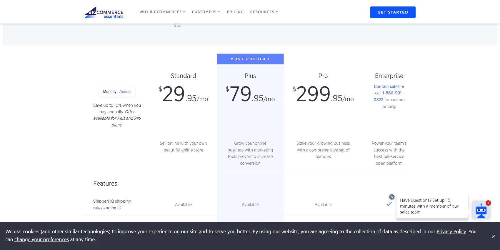 3. BigCommerce Pricing