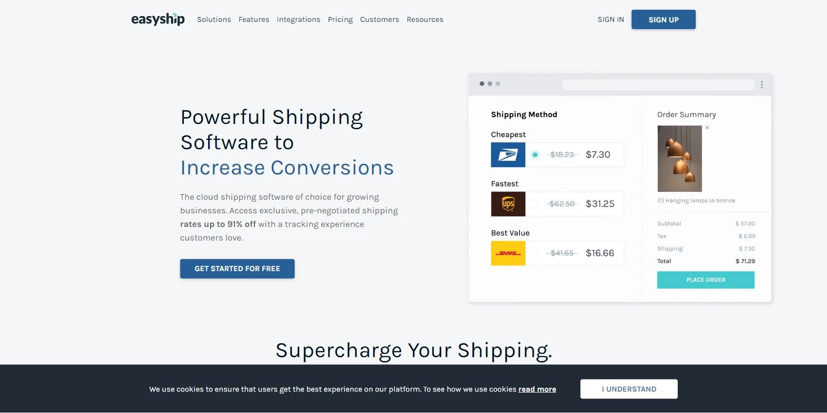 Easyship Website