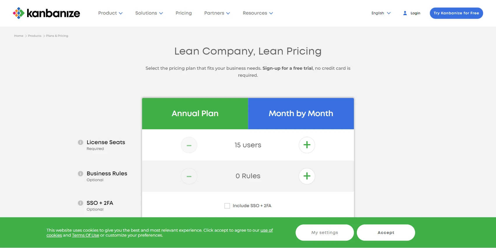 Kanbanize Pricing