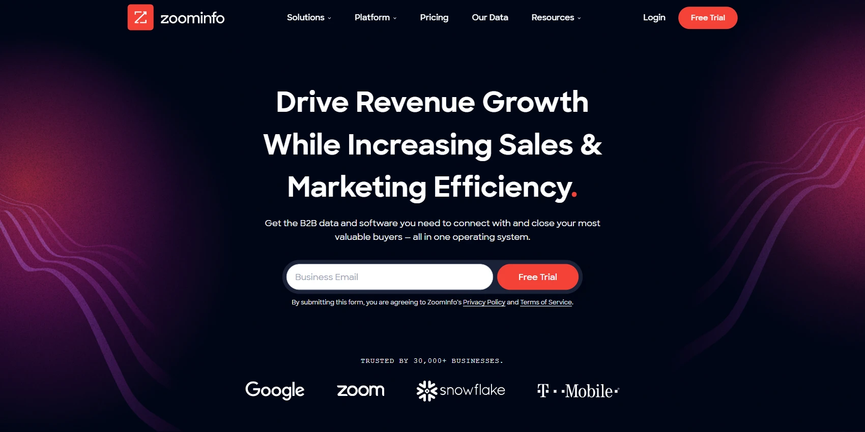 ZoomInfo Website